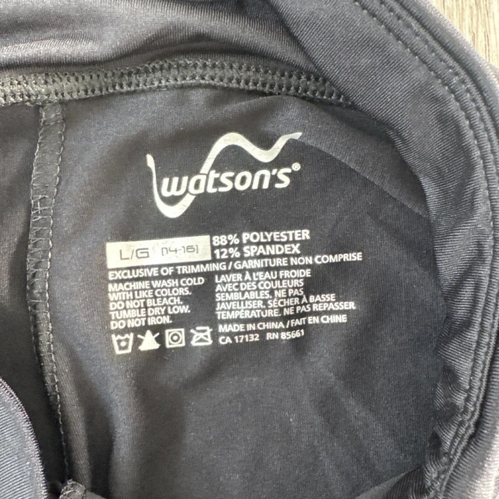Watsons Kids Black Athletic Capri Leggings Size L‎ G 14 16